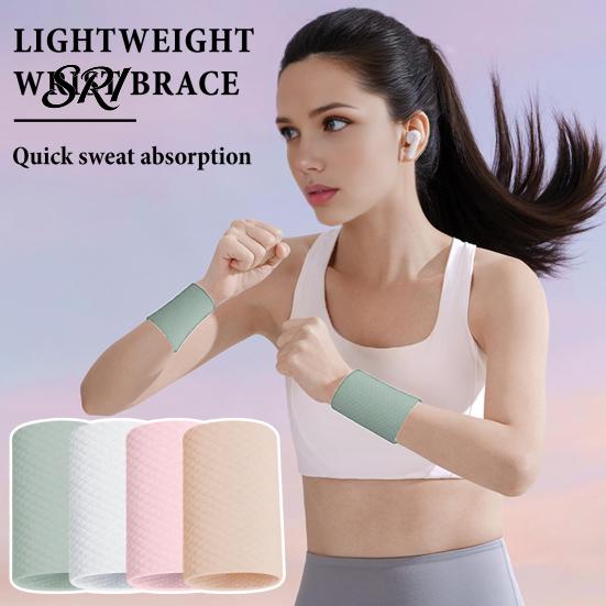 Carpal Tunnel Wrist Support Sports Wristband Stretchy Breathable Sweat Absorbing Summer Compression Elastic Sleeve Men Women Volleyball Basketball
