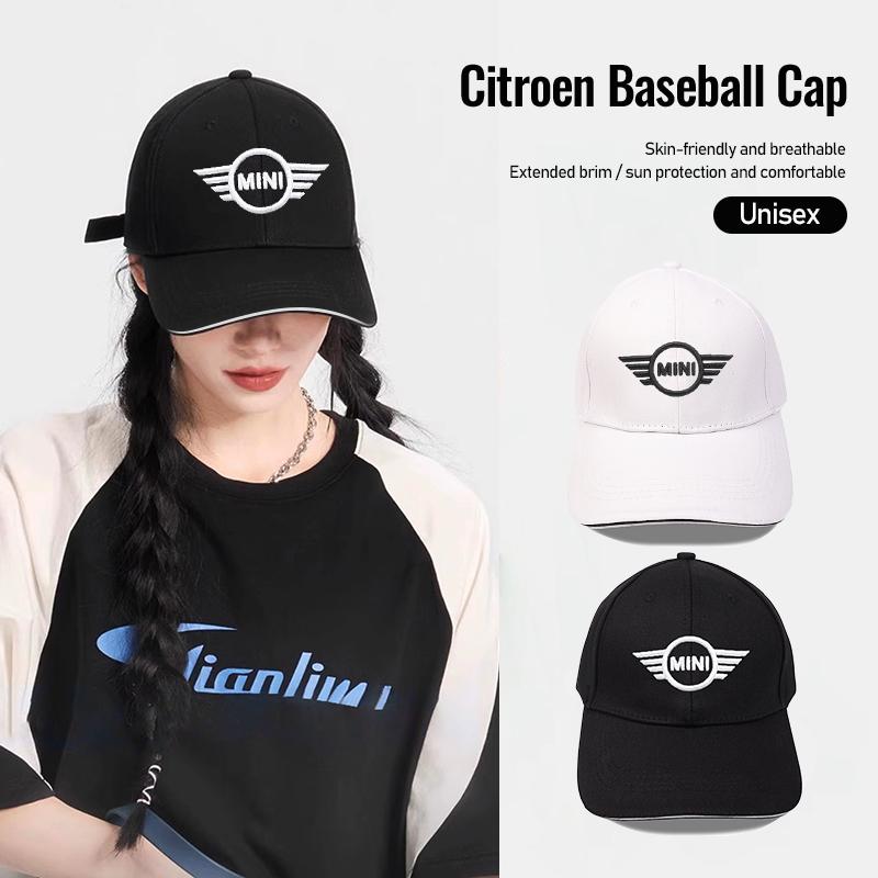 MINI Emblem Baseball Hat Men Women Adjustable Peaked Cap For MINI Cooper R56 F56 R50 JCW Cabrio Aceman Countryman Clubman Coupe uylez55