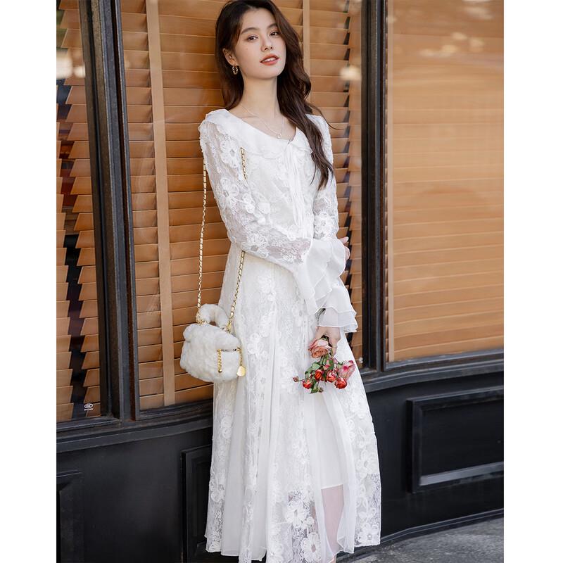 Элегантное женское миди-платье с длинным рукавом и юбкой «рыбий хвост» от Mokana