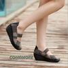 Womens Sandals Platform Slip On Stretch Fabric Braided Shoes Chunky Wedges Fashion Casual Beach Summer Round Head Anti Slip 2024