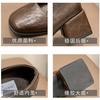 [Youshilai] Retro Square Head with Single Shoes for Women's Spring 2025 New High-end Shallow Mouth Mary Jane Shoes