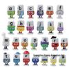 Q Version Letter Building Blocks: European & American Children's Educational Cartoon Desktop Ornament