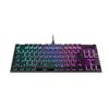 Компактная механическая RGB USB игровая клавиатура ROCCAT Vulcan TKL, модель с японской раскладкой JP, тихие линейные переключатели, без цифрового блока, немецкий дизайн (Красный эквивалент)