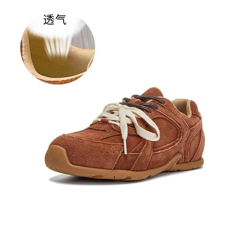 Ретро модные женские кроссовки из мягкой натуральной кожи повседневная обувь на шнуровке туфли на плоской подошве кроссовки для женщин роскошная обувь