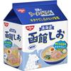 Раменная Nissin Хакодате Соль x 6 Пачек Рамен Хакайдайдо Instant Noodles с гребешком Хоккайдо 5-упаковка (упаковки по 395 г) [Бульон Nissin]