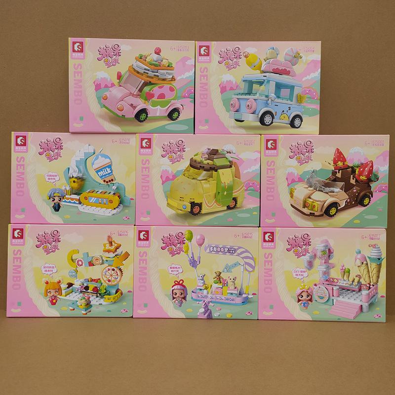 Sylvanian Families Конфетная Планета Розовое Сердце Строительные Блоки - Милый Подарок на День Рождения для Девочек