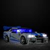 Vaodest светодиодный фонарь lego 76917 чемпионы скорости форсаж чемпион Форсаж Nissan skyline GT-R (Р34) Набор игрушечных машин Дизайн и состав
