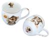 Kubek Porcelanowy Beczka Z Przykrywką Myszka W Ogrodzie Kawy Herbaty