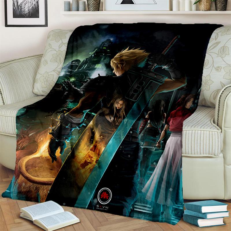 3D Final Fantasy Game Gamer FF14 HD Одеяло, мягкое одеяло для дома, спальни, кровати, дивана, пикника, путешествия, офиса, одеяло, детское одеяло