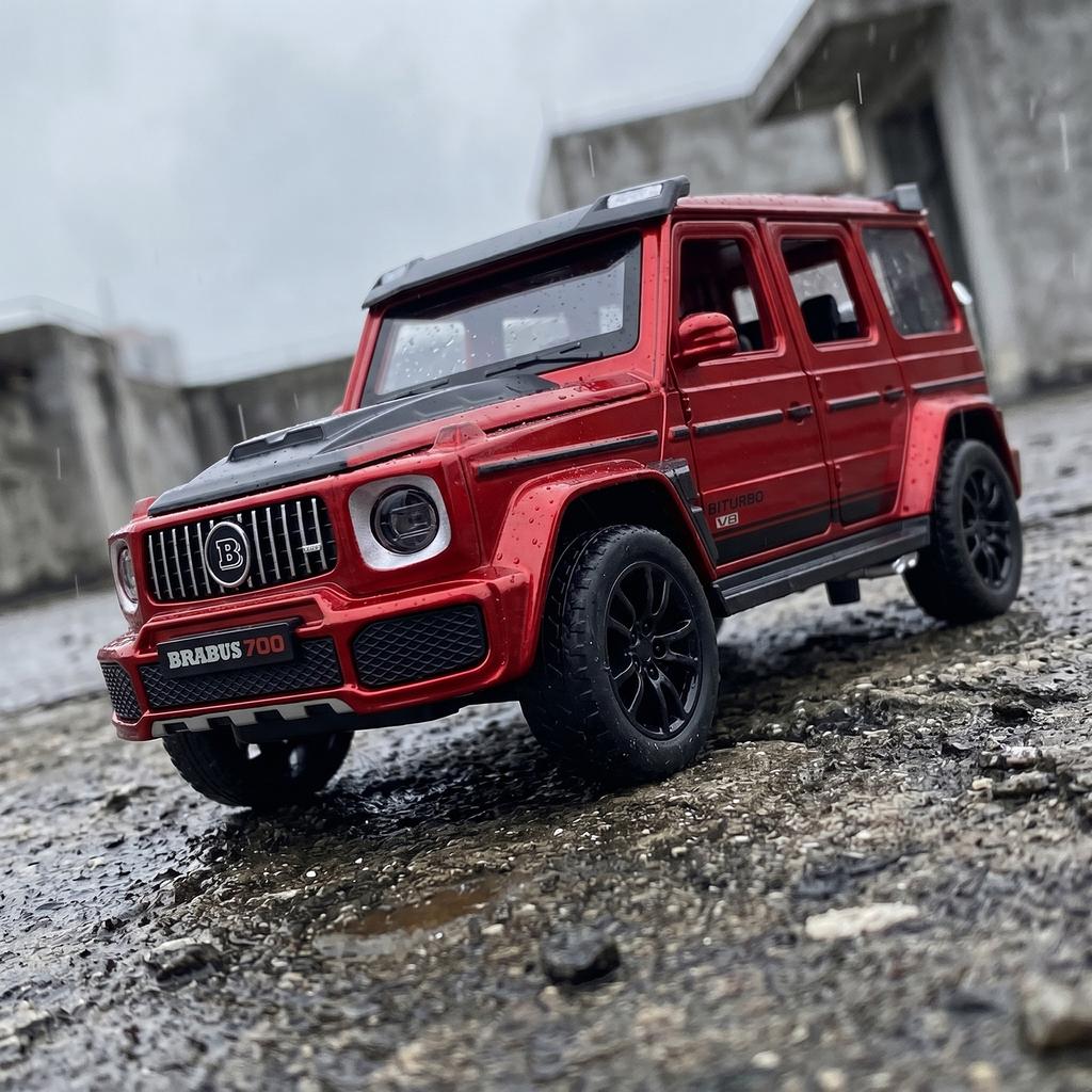 1:32 Модель автомобиля Mercedes Benz G700 Тюнингованный Внедорожник Металлический Литой Модель Коллекционная Игрушка Звук и Свет Подарок на День Рождения Для Друга