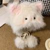 Cute Cat Plush Hat Thickened Warm Integrated Cap Scarf New Cartoon Hat Scarf Women
