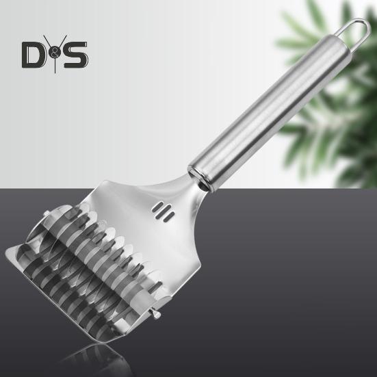 Супер ветровая нарезка для лапши, устойчивая к коррозии, острое круглое колесо, ручной резак для спагетти из нержавеющей стали для кухни