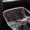 For 11- Chrysler 300/Charger Red Air Conditioner Switch Knob Trim Ring Cover