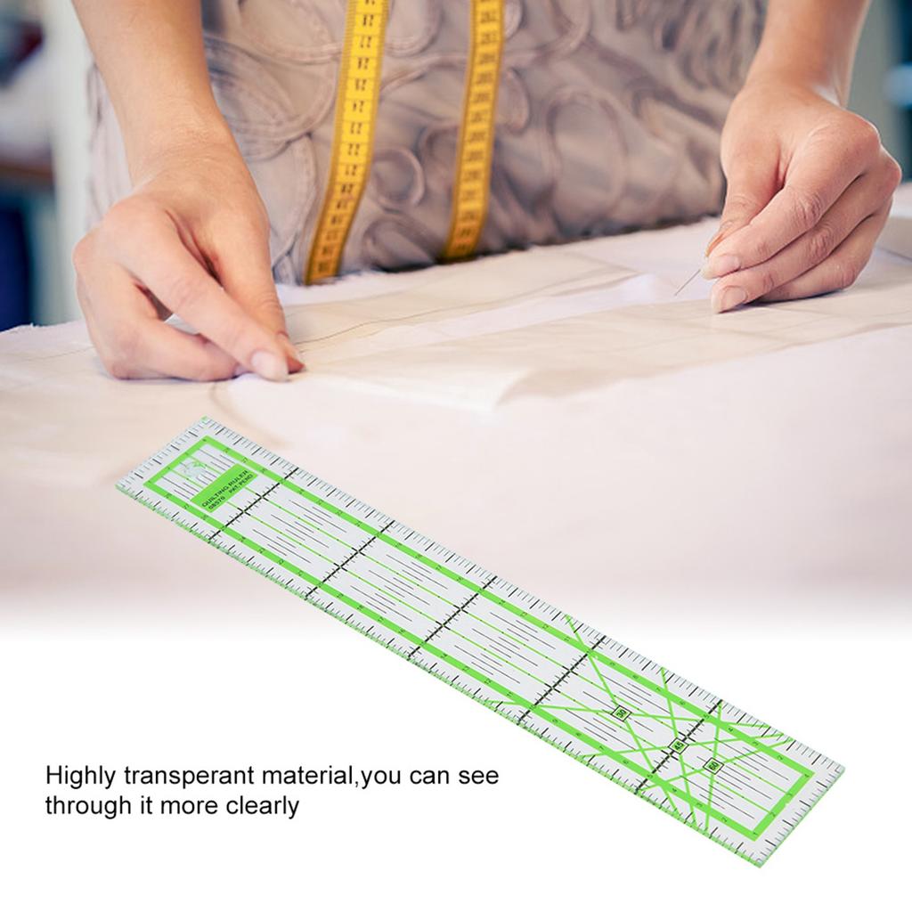 5*30cm High Transparent Tailor Dressmaker Quilting Tool DIY Sewing Ruler