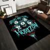 British rock band Bring Me the Horizon pattern printed flannel non-slip rug, suitable for rooms, living rooms, home decor, and gifts