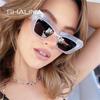 SHAUNA, Новое поступление 2021 года, женские солнцезащитные очки в ретро-желейной оправе «кошачий глаз», брендовые дизайнерские трендовые оттенки оверсайз, UV400