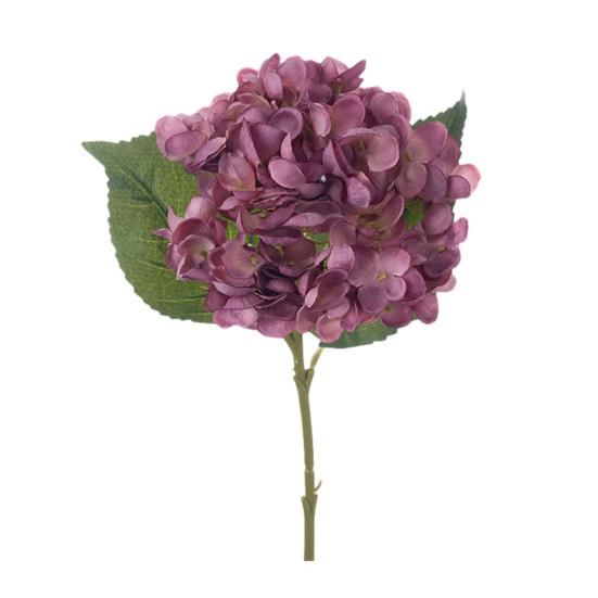 Искусственные цветы гортензии Yousheng Искусственные цветы гортензии со стеблем Устойчивые к ультрафиолетовому излучению искусственные цветы для улицы Ваза Свадебные букеты Центральные украшения