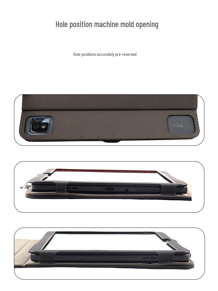 Чехол из искусственной кожи для планшета Blackview Tab16 Pro 11" с держателем для руки