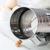 Нержавеющая сталь Сито с мерной шкалой Ручное Полуавтоматическое Сито для муки Чашка Сахарное сетчатое сито Сито для выпечки Дуршлаг