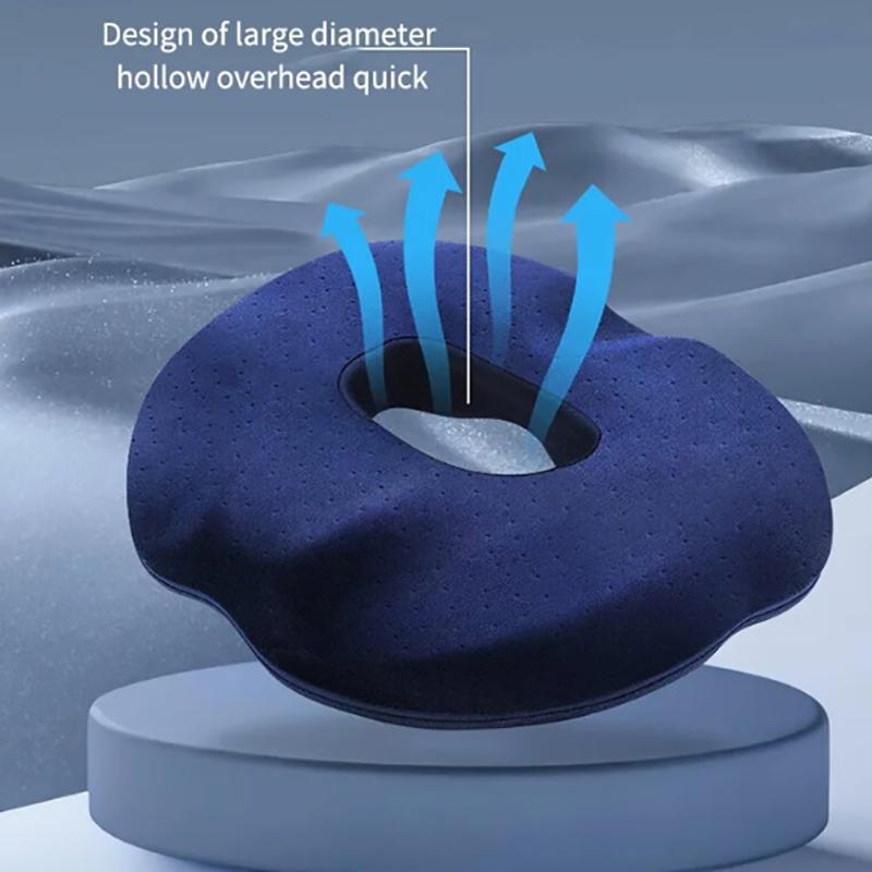 1 шт. Подушка-пончик, подушка для сиденья при геморрое, копчик, ортопедическое медицинское сиденье, кресло для простаты, подушка для кресла с эффектом памяти