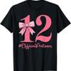12 Официальная футболка Pre T-shirt на 12-й день рождения