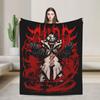 Zanka Nijik Gachiakuta Anime Knitted Blankets Flannel Throw Blankets Air Conditioning Personalised Lightweight Bedspreads