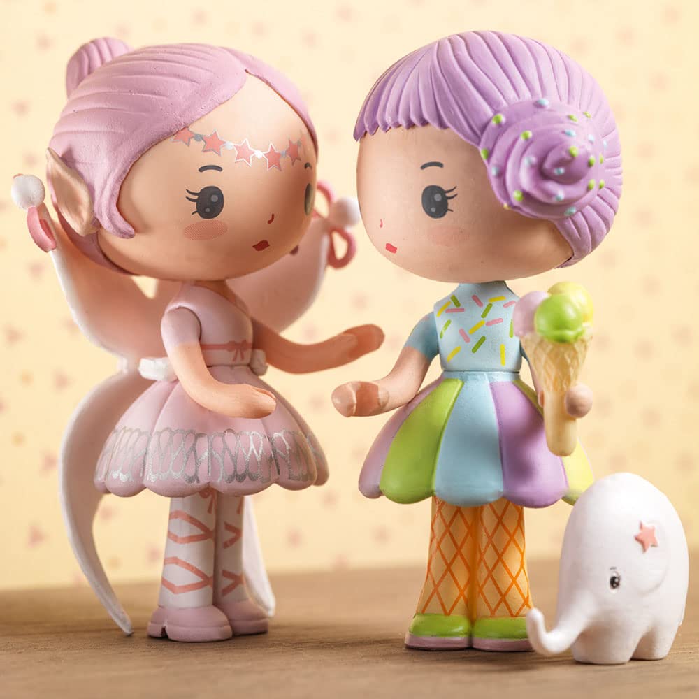 Кукольная игрушка для девочек, кукольный домик, развивающая игрушка, подарок детям 4 лет, милый, скандинавский, стильный [DJECO Teeny Tutti & Frutti] (DJ06945)