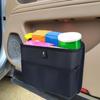 Back Of Seat Car Organizer PU Leather Back Seat Organizers And Storage Garbage Can Car Trash Bin Car Door Organizer For Car