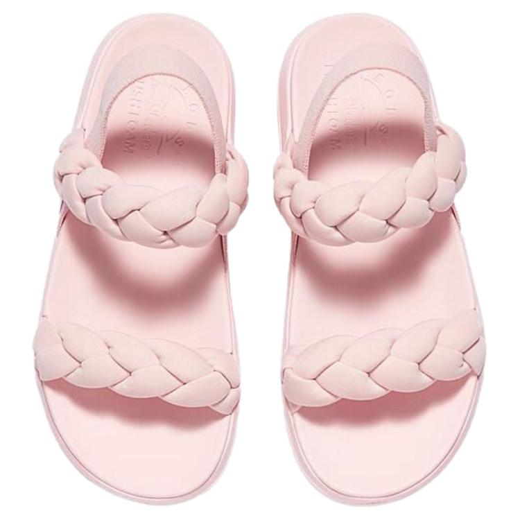 Skechers Плетеные дышащие пляжные сандалии увеличивающие рост Женские сандалии Светло-розовые 114806-LTPK
