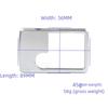 Chuda 4B-3 Portable Square Magnifier with Light & Dual Mirror