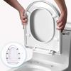 Comfortable Toilet Seat Waterproof Toilet Cover Toilet Seat Cover Bathroom Accessory Suitable for Family Bathroom