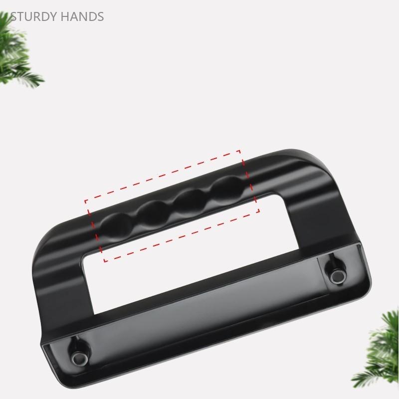 Balcony Sliding Door Locks Black Handle Lock Aluminum Frame Sliding Door Hook Lock Household Hardware Accessory Door Lock