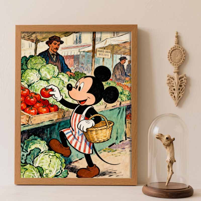 Disney Набор для 5D алмазной вышивки «Фермерский рынок Микки» DIY ручная работа алмазная живопись производство художественных изделий алмазная декоративная живопись