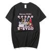 Поддержка Комбинация Straykids Окружающий Харадзюку Печатные Модные Мужские И Женские Футболки Топ Короткий Рукав