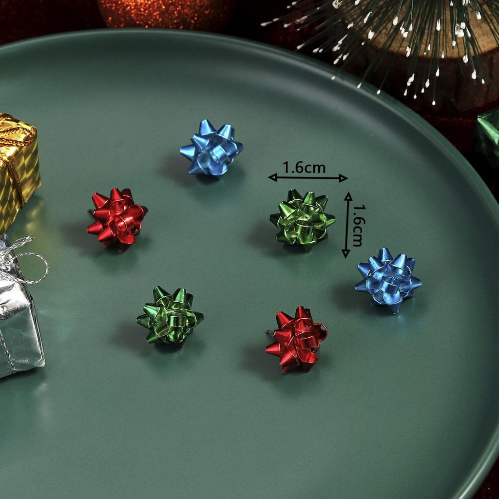 Christmas Stud Earrings Combination New Cartoon Holiday Alloy Dripping Elk Old Man Bell Earrings Set