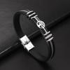 Fashion Simple Creative Life Tree Modeling Stainless Steel Mesh Bracelet Men's Silicone Bracelet Holiday Gift Jewelry