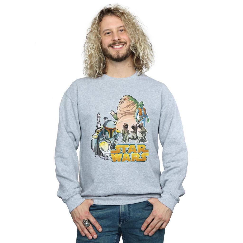 STAR WARS Mens Vintage Montage Sweatshirt