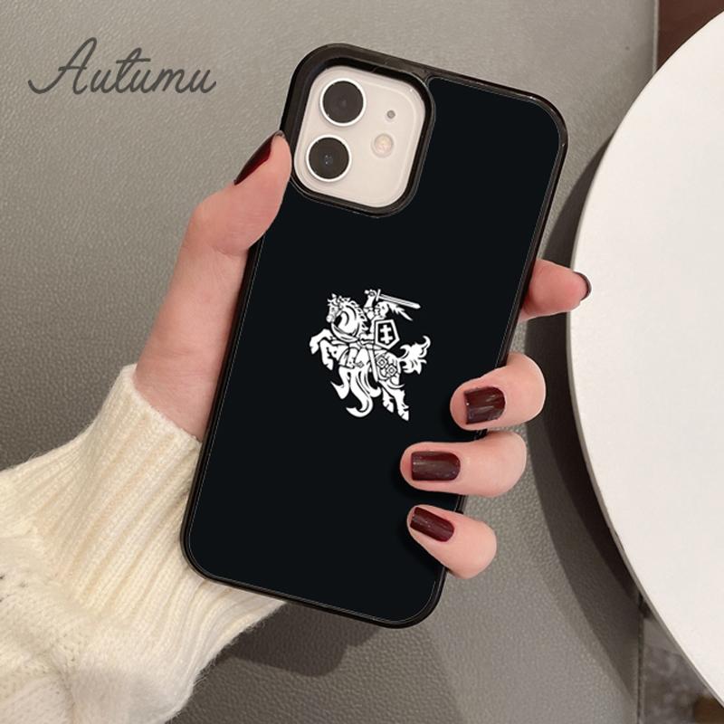 Чехол для телефона с флагом Литвы для iPhone 11, 12, 13, 14 Pro Max mini X XR XS SE 2020 5, 6S, 7, 8 Plus, Samsung Galaxy S21 S22, чехол