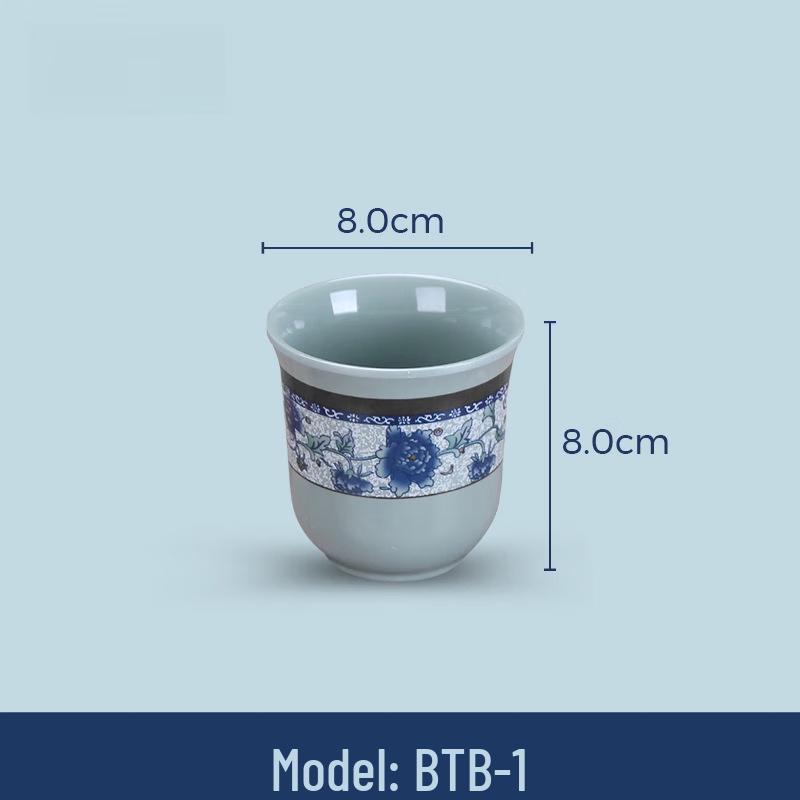 Wuhe Azure Peony Square Melamine Dinner Plate