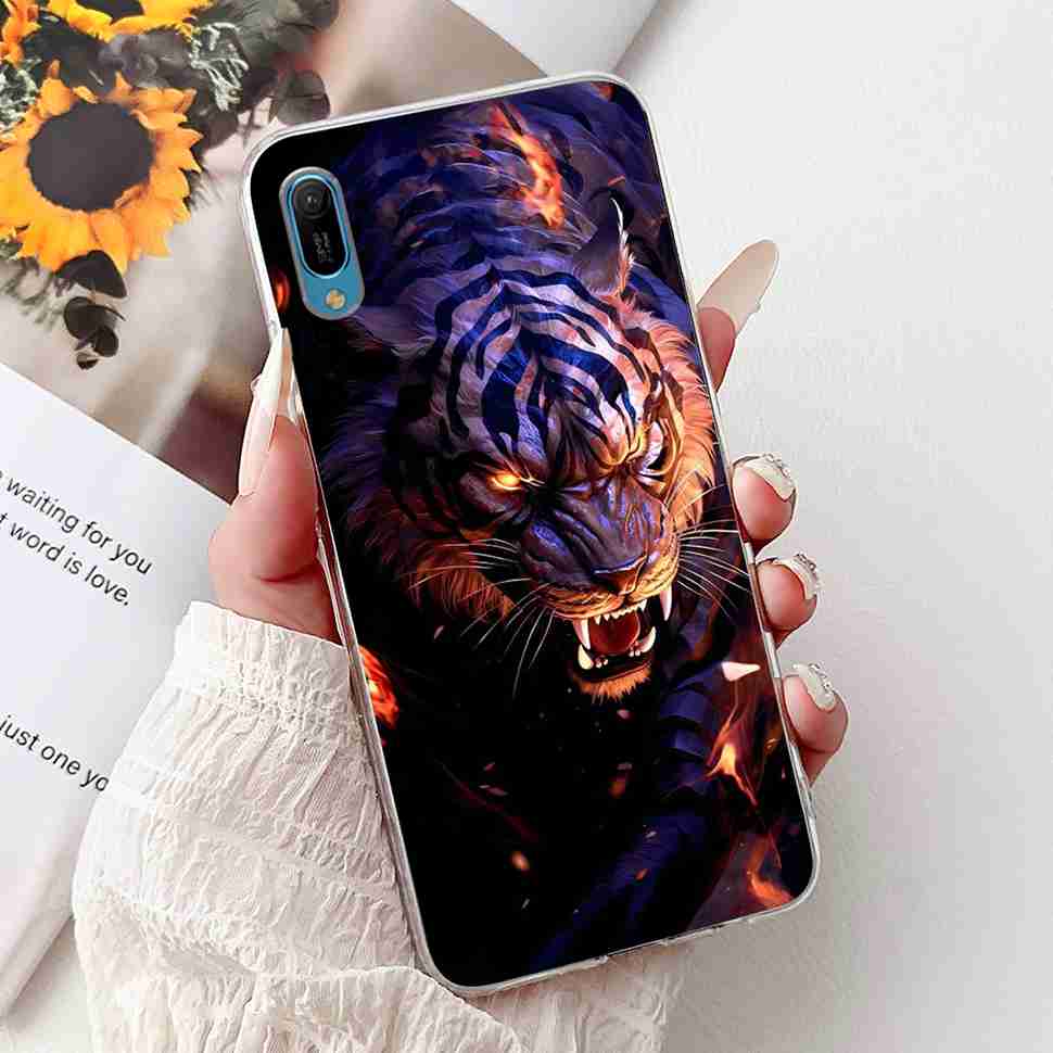 Для Huawei Y6 Pro 2019 MRD-LX2 Чехол Модный Цветок Любовь Силиконовый TPU Ударопрочный Чехол Для Huawei Y6Pro Y16 pro 2019 Чехлы для Телефона