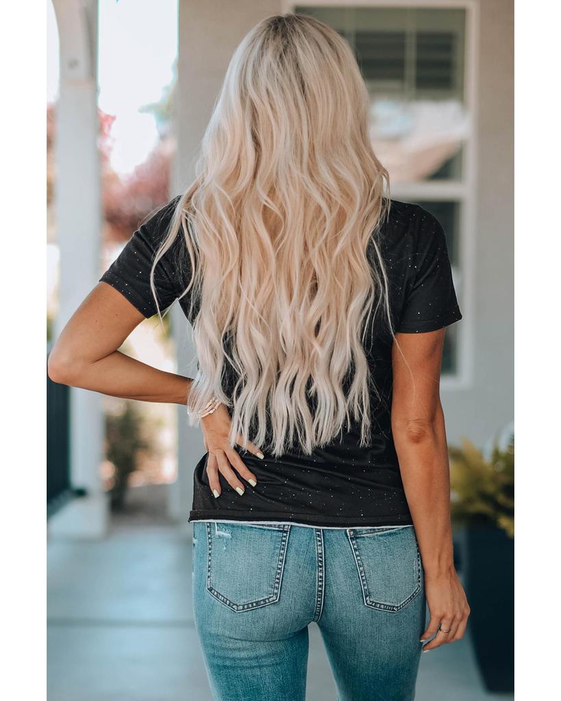 Azura Exchange Футболка с круглым вырезом и короткими рукавами, окрашенная в тай-дай