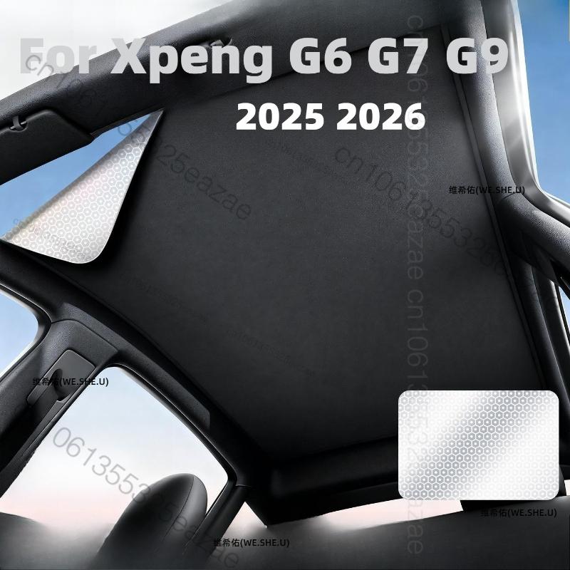 Fit For Xpeng G6 G7 G9 2025 2026 Car Sunroof Sunshade Heat-Insulating Sunshade Xiaopeng Car Roof Sunshade Exterior Accessories