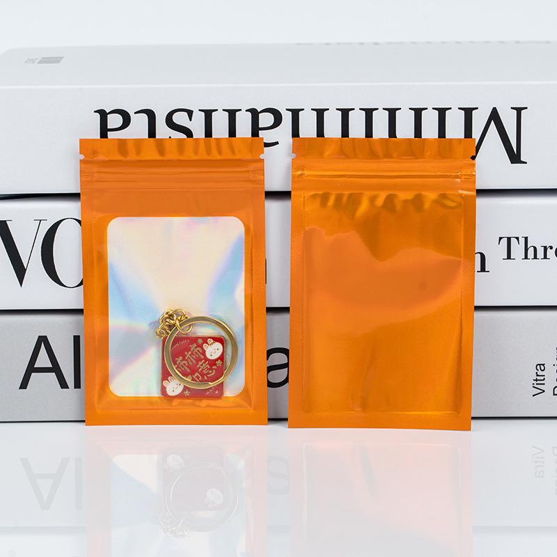 Голографические майларовые пакеты для хранения - Герметичные, Не пропускающие запах, 3D радужные запаиваемые пакеты с прочной застежкой-молнией, Толстый и прочный край