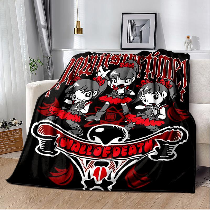 Pop Metal Band Throws Blanket for Kids Couch Sofa Travel Home Picnic Hiking Bed Beding Super Soft Flannel Blanket birthday gift