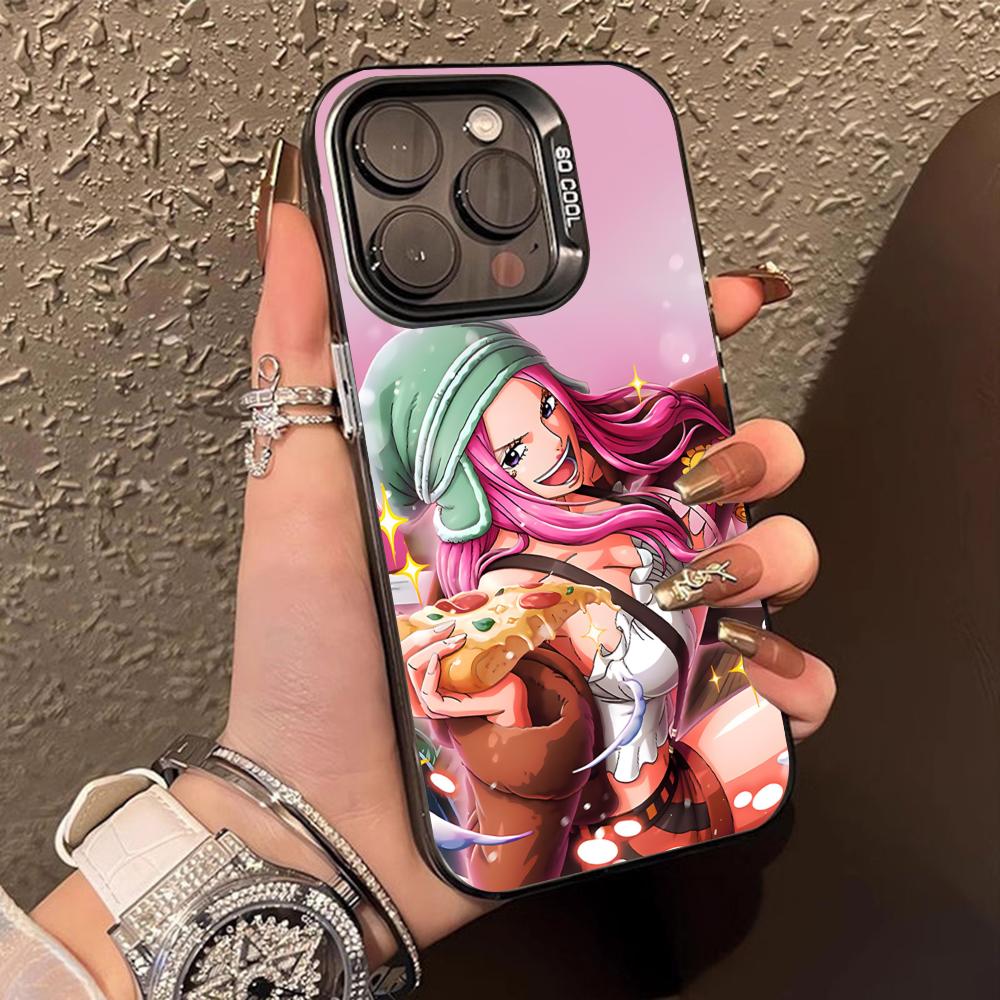 Jewelry Bonney Phone Case for iPhone 17 16 15 14 13 12 11 X XR XS Air Pro Max Plus Black Colorful Silver Cover