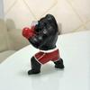 Фигурка гориллы-боксёра из смолы с дизайном животного для домашнего декора и коллекционеров