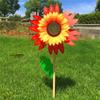 Colorful Sunflower Windmill Wind Turbine For Lawn Garden Party Decoration Outdoor Camping Picnic Garden Yard Decor