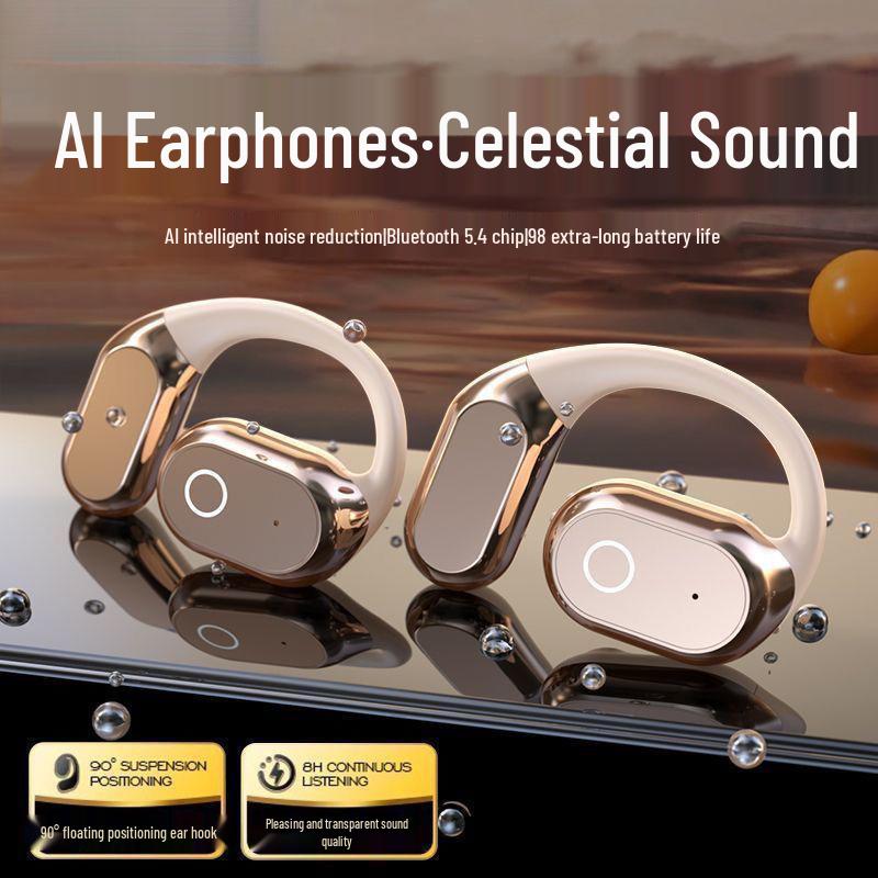 Collezon M117Ai Bone Conduction Bluetooth Earphones with Smart Translation, Noise Reduction, and Ultra-Long Battery Life.
