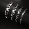 Браслет-цепочка из титановой стали NK Cuban: Модный, прочный, в стиле хип-хоп-панк для мужчин