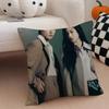 Drama TTrue Beauty Cushion Cover Throw Pillow Cover Hidden Button Durable Polyester Chair Cushion
